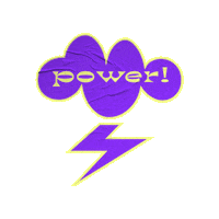 Brueckensteine power cloud storm lightning Sticker