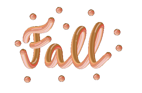 Fall Lettering Sticker