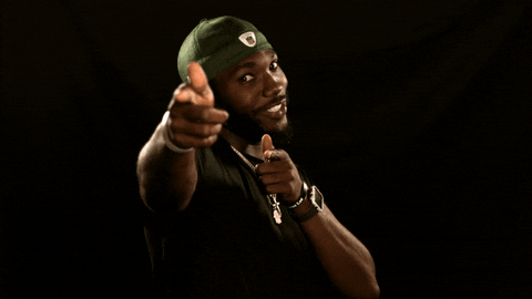 Green Bay Packers Wink GIF by Martellus Bennett's Text Back Pack