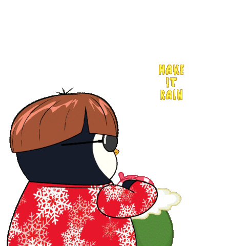 Merry Christmas Sticker by Pudgy Memez