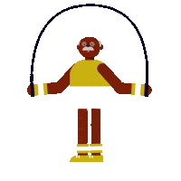 Animation Skipping Sticker