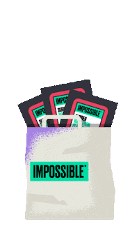 Impossible Burger Sticker by Impossible Foods