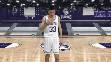 Basketball Warriors GIF by WinonaStateATH