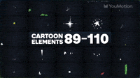 Cartoon Elements 89 110 | Video |You Motion