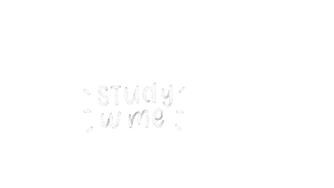 Lettering Studying Sticker