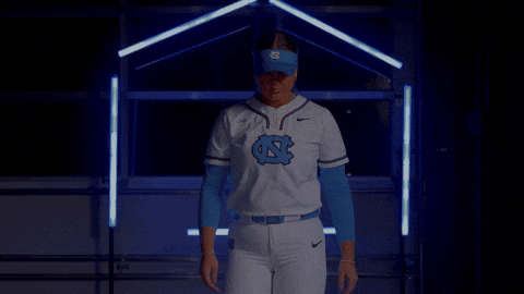 Softball Smile GIF by UNC Tar Heels