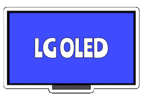 lgoledtv tv colorful lg monitor Sticker