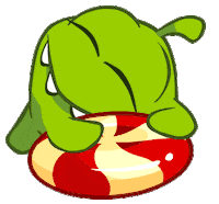 Tired Food Sticker by Om Nom