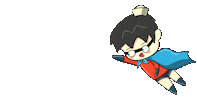fly hero Sticker