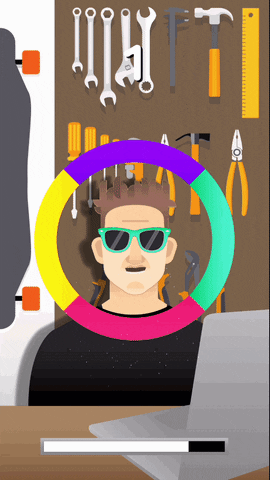 color matching sunglasses GIF by ReadyGames