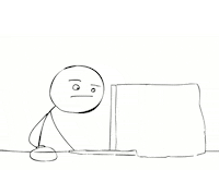 stick figure computer GIF