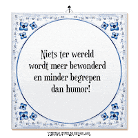 Humor Wijsheid Sticker by Tegelspreuken.nl