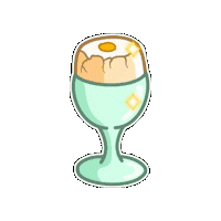 Breakfast Food Drawing Sticker
