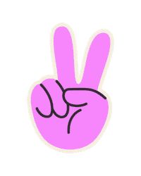 Han_snel hope fingerscrossed han snel hansnel Sticker