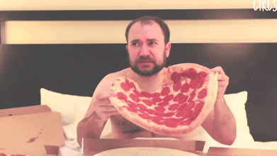 pizza is life GIF
