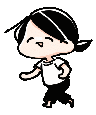 ishikawahiroko giphyupload run running dash Sticker