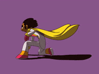 surelo superhero wind cape surelo GIF
