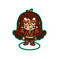 Happy Girl Sticker