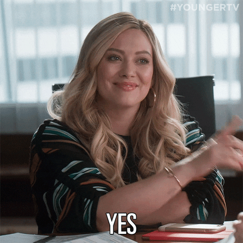 kelseypeters yes GIF by YoungerTV