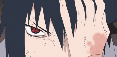 angry sasuke uchiha GIF