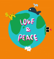 Peace Love GIF