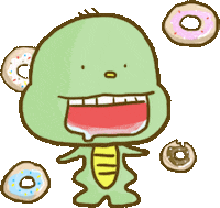 Hungry Food Sticker by blubluko