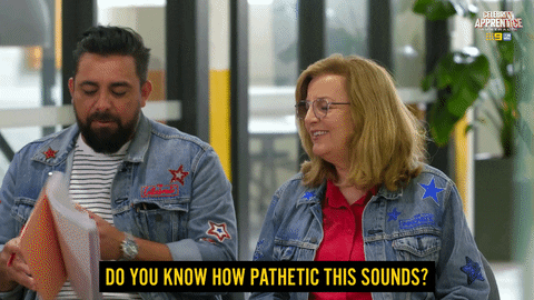 React Block GIF by Celebrity Apprentice Australia
