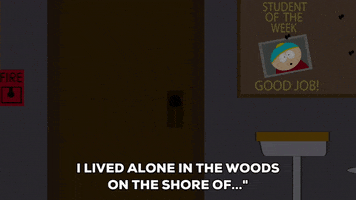 eric cartman woods GIF by South Park 