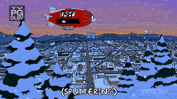 Episode 9 Duff Blimp GIF by The Simpsons