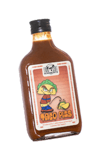 SenhorRito tacos hot sauce hotsauce chilis Sticker