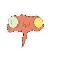 Big_and_Evil cute creepy monster evil Sticker