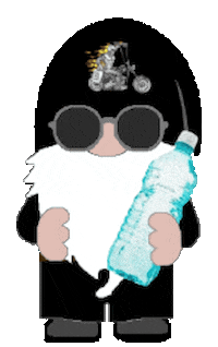 Motorcycle Gnome Sticker