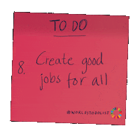 To Do Sustainable Development Goals Sticker by Global Goals