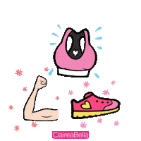 Sport Running Sticker by ClaireaBella