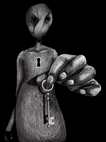 mansondii love heart horror spooky GIF