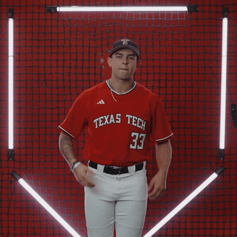 Zach Crotchfelt GIF by Texas Tech Baseball