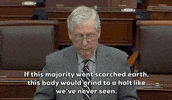 Mitch Mcconnell Filibuster GIF by GIPHY News