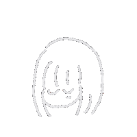 Sekinemishop girl simple シンプル 女の子 Sticker