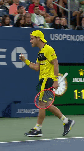 Schwartzman Fist Pump