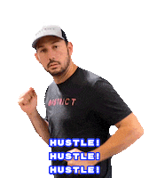 Hustle Running Sticker by District Dave