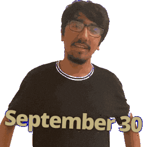 30 September Sticker
