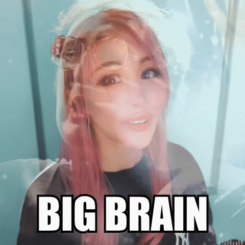 Big Brain Expression GIF by Wengie