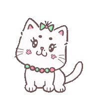 Molecat happy cat wink please Sticker