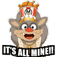 Fast Food Eating Sticker