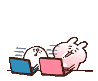 うさぎ ショック Sticker by Kanahei