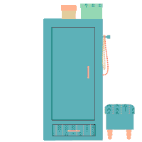 clasohlson organize wardrobe classe clas Sticker