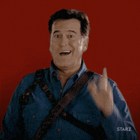 Season 3 Reaction GIF by Ash vs Evil Dead