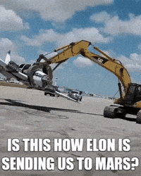 Flying Elon Musk GIF by ConEquip Parts