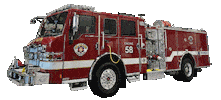 olathefire fire firefighter fire truck fire engine Sticker