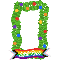 Little Rock Christmas Sticker by Little Rock, Arkansas
